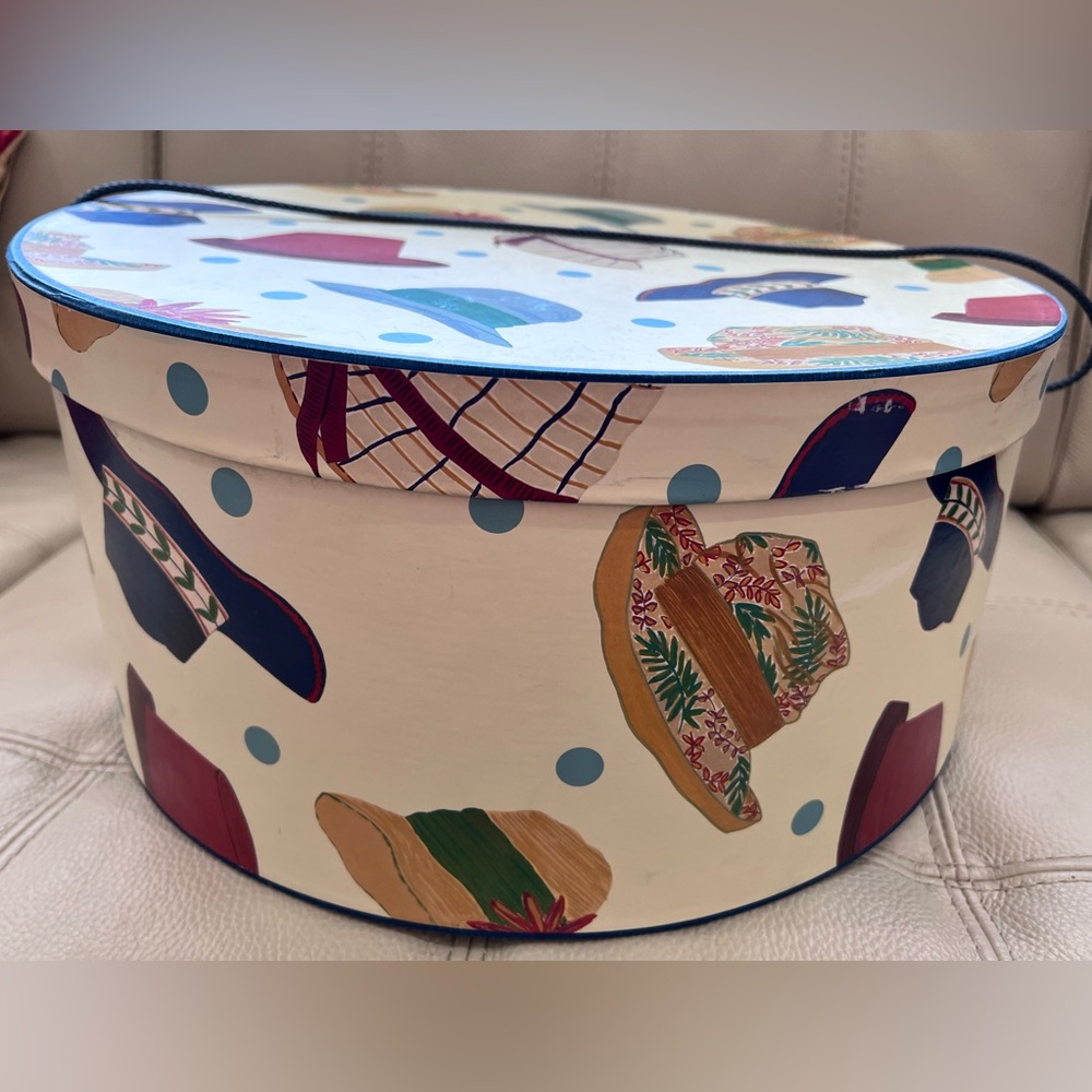 Vintage 2001 16” Diameter x 7.5” High Hat Box